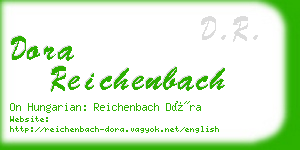 dora reichenbach business card